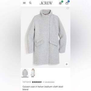 J Crew Wool Coat